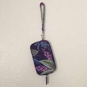 Vera Bradley Purple Wristlet
